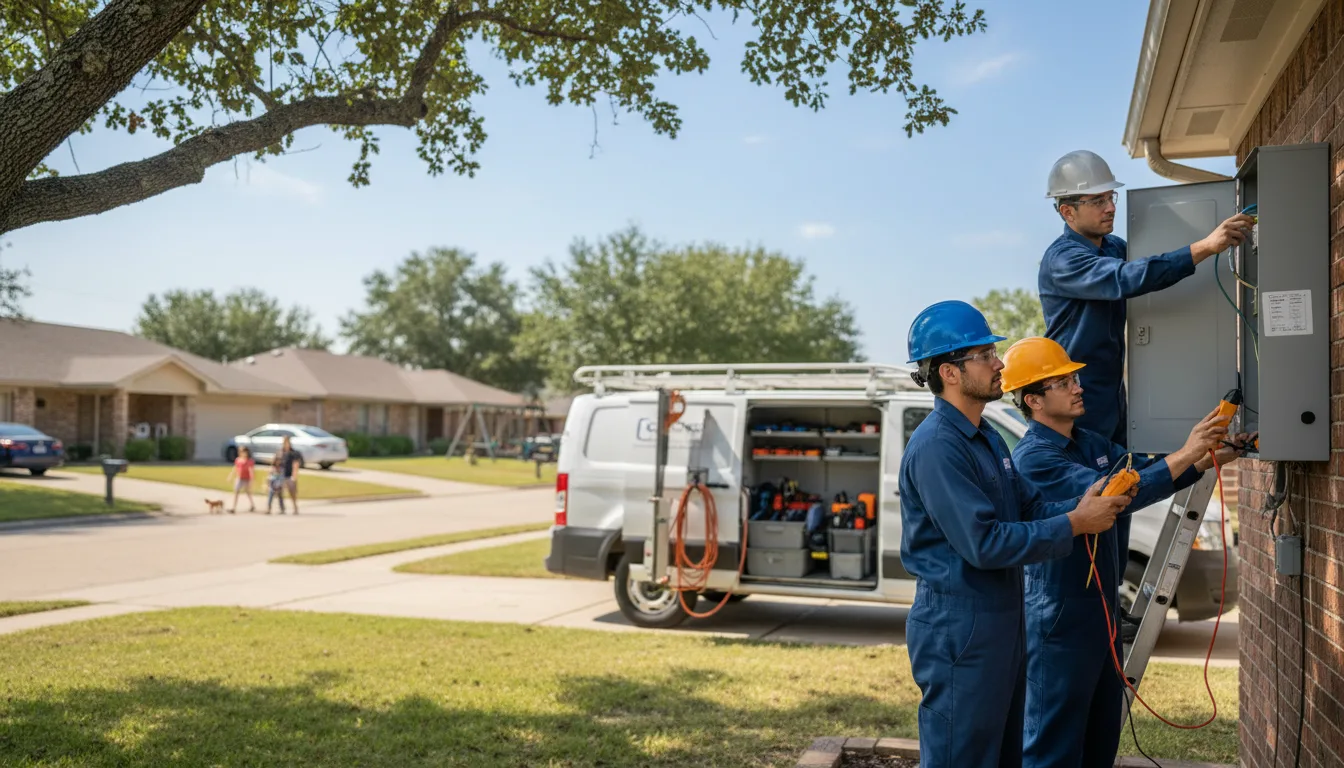 Certified electrician providing emergency electrical services in Branchville, IN
